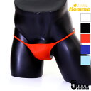 ユニセックス【La-PommeHomme/ラポーム・オム】MFS生地 ハギ無し サイドバインダー Tバックショーツ 620074 セクシー 男女兼用 下着 アンダーウェア