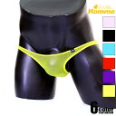 メンズビキニ 【La-PommeHomme/ラポーム・オム】 シースルー 透け 日本製 セクシー ビキニ 下着 ショーツ 通気性 セクシー 下着 シンプル メン...