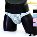メンズTバック 【La-PommeHomme/ラポーム・オム】 総レース 立体縫製 Tバック 下着 メンズ アンダーウェア パンツ セクシー