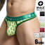 MaleBasics/メイルベーシックス Malebasics Seey Pouch Thong 立体縫製 総柄 光沢 スイカ スクエアボクサー Tバック　男性下着　メンズ　パンツ　セクシー