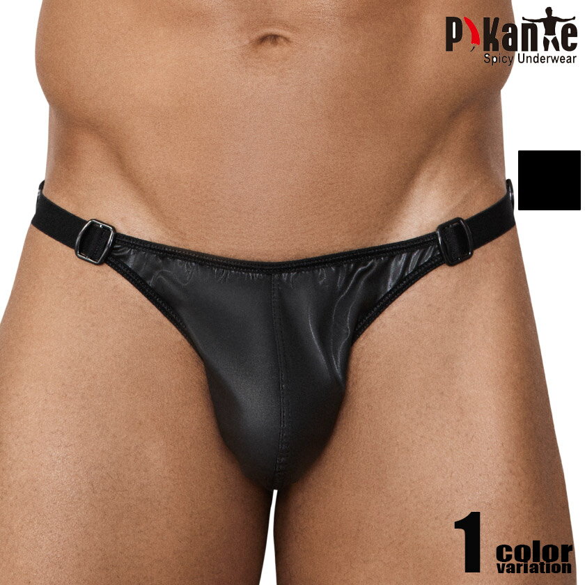 メンズTバック Pikante/ピカンテ ALTAIR THONG BIKINI サイドゴム バックル付き Tバック 男性下着 メンズ パンツ セクシー