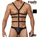 メンズビキニ Pikante/ピカンテ HOUSEBOY BRIEF 全身ハーネス付き フルバック メンズビキニ ビキニブリーフ 男性下着 メンズ パンツ セクシー