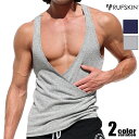 RUFSKIN/ラフスキン NAMBU Vネック タンクトップ ロングタンクトップ 薄手 タンクトップ 袖なし ノースリーブ スリーブレス メンズ ファッション...