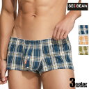 SEOBEAN/Zr gNX@OJ@CHECKERED FIT TRUNKS 230504 `FbN@Rbg100% j@Y@pc@@bNX