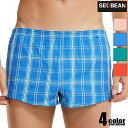 SEOBEAN/セビン スタンダードトランクス CHECKERED FIT TRUNKS 230508 チェック柄 コットン100% 男性下着 メンズ パンツ ...