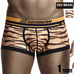 SEOBEAN/セビン ボクサーパンツ 虎柄 タイガー スポーティー 立体縫製 男性下着　メンズ　パンツ 速乾