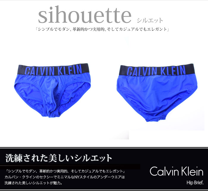 Calvin Klein (カルバンクライン) INTENSE POWER インテンスパワー マイクロ ヒップブリーフ ベーシック スタンダード 定番商品 ストレッチ シンプル ローライズ CK ブランド メンズ下着 メンズ インナー 男性下着 パンツ ギフトに最適！ 【楽ギフ_包装】