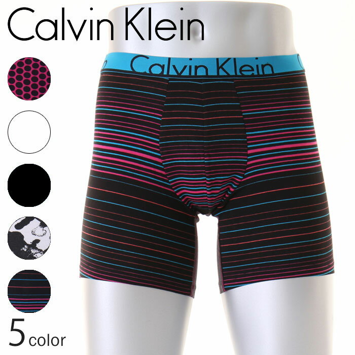 カルバンクライン ボクサーパンツ メンズ Calvin Klein (カルバンクライン) CK ID BOXER BRIEF マイクロストレッチコットン ローライズ　ロングボクサーパンツ　ベーシック スタンダード　混綿 シンプル CK ブランド メンズ下着 メンズ インナー 男性下着 パンツ ギフトに最適！ 【楽ギフ_包装】