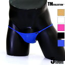 メンズビキニ TMコレクション ガーゼ調 サイドストリング セクシーハーフバック 下着 パンツ アンダーウェア TM Collection