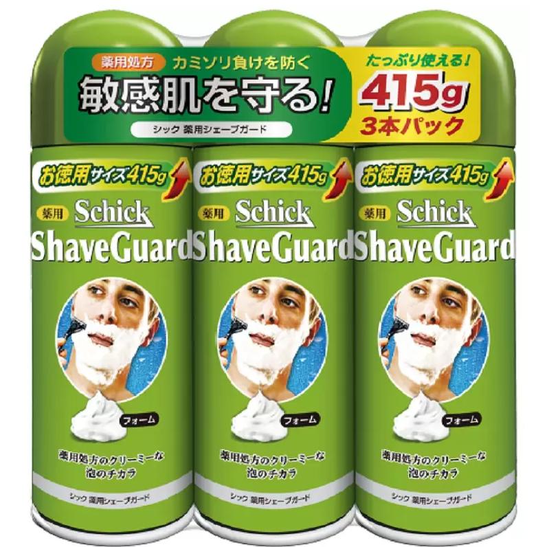 Schick 薬用 シェーブガードフォーム 415g × 3本セット