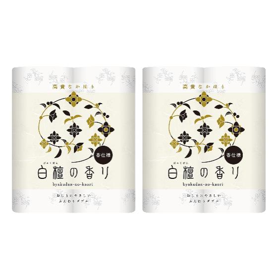乐天商城 - 四国特紙 トイレットペーパー 白檀の香り 4RW × 2セット