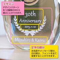 クリスタル時計ダイヤカット