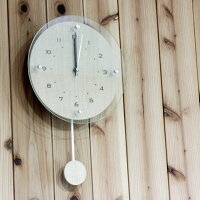 名入れ振り子電波時計ウッディー