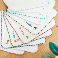 名入れ刺繍ハンカチやわらかタオルハンカチ&くまのマックス