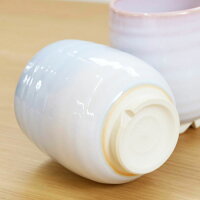 名入れ木箱と萩焼つぼみペア湯呑み