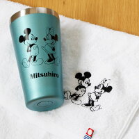 名入れサーモタンブラー&今治タオルセットディズニー