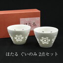ほたる ぐいのみ 2点セット 箱入り ぐい呑み ぐい飲み おちょこ 猪口 日本酒 冷酒 熱燗 コップ カップ 酒器 かわいい おしゃれ おちょこ ギフト お父さ...