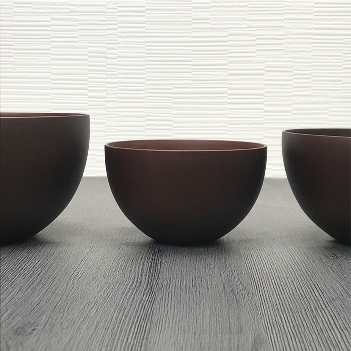 【ポイント20倍】 木製 お椀 マルチボウル 小 ブラウン 訳あり 単品お椀 マルチ ボウル 万能 汁椀 おわん 味噌汁 スープ 木製食器 木のお椀 カフェ か...