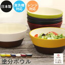 お椀 汁椀 日本製 食洗機対応 電子レンジ対応 にっぽん伝統色 塗分ボウル 割れない 軽量 軽い 北欧 ナチュラル 樹脂製 プラスチック アースカラー くすみカ...