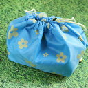 ランチ巾着 保冷 お弁当 袋 きんちゃく フラワー BL 保冷剤付き トルネ おしゃれ かわいい 子供 キッズ 小学校 幼稚園 保育園 女の子 男の子 給食袋 ...