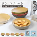 皿 プレート 食洗機対応 電子レンジ対応 日本製 木目調 抗菌ラウンドプレートS アースカラー くすみカラー 食器 抗菌加工 割れない 軽量 軽い 北欧 おしゃれ かわいい EARTH 木目 シンプル スタッキング ナチュラル
