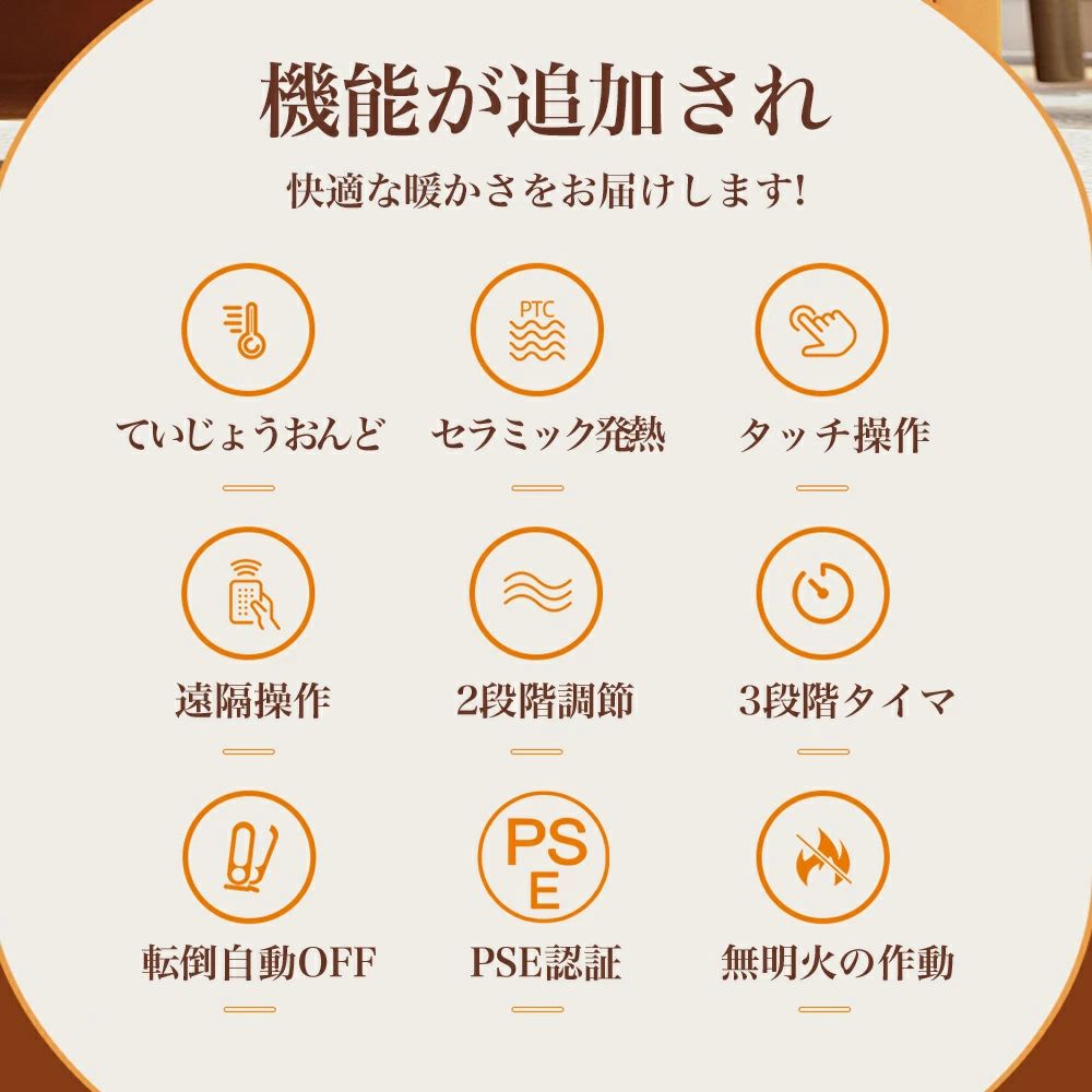 お風呂場 ヒーター 首振り 洗面所 省エネ 遠赤外線ストーブ 縦型 セラミックヒータ...