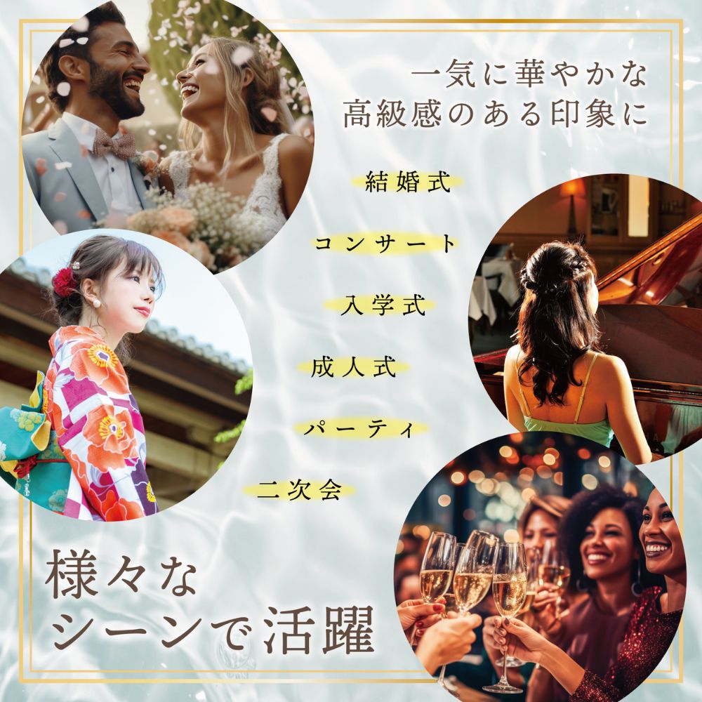 馨琳閣のアクセサリー 特典　5つセット 髪飾り 花 花飾り 和装 ヘアアクセサリー 入学式 卒業式 結婚式 披露宴 成人式 ウェディン｜アングル2