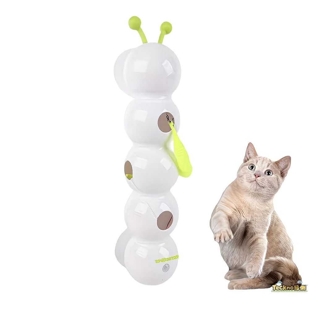 ふわふわリアルしっぽ付き インタラクティブ猫じゃらし スティック式