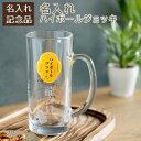\30%OFF スーパーSALE/父の日 プレゼント 退団記念品 誕生日 記念品 名入れ グラス ジョッキ ハイボールグラス 名入れ ハイボールジョッキ ボールくん 435ml 目安付き 送料無料