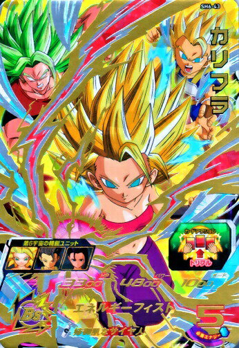 スーパードラゴンボールヒーローズ SDBH6弾　UR　カリフラ （SH6-43）【エネルギーフィスト】【アルティメットレア】