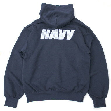 OFFICIAL US NAVY PRINT HEAVY WEIGHT HOOD プルオーバーパーカー