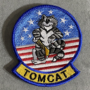 US NAVY TOMCAT トムキャット ワッペン ベルクロ付き(3)