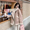 無地 高級素材 おしゃれ 保温性抜群 冬 暖かい 着痩せ ふわふわ フェイクファージャケット レディース 暖かい 厚手 上着 毛皮コート きれいめ 防寒 新作 レディースファッションショート丈 アウター 20代30代40代 もこもこ 送料無料ファーコート(4)