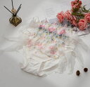 ショーツセット ピンクオレンジ 女性用 肌に優しい 20代30代40代 刺繍 ホワイト インナー 【送料無料】 シンプル ショーツ おすすめ 大きいサイズ まと...
