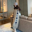 秋 40代 大人 ワンピ ワンピース 50代 体型カバー 春 ミモレ丈 アーガイル 冬 30代 ベージュ 可愛い グレー レイヤード カジュアル リラックス ノ...