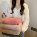 体型カバー ナチュラル 40代 ベージュ シャギー おしゃれ ピンク シンプル 秋 20代 ス 白 50代 ニット 冬 グリーン 可愛い Vネック フェミニン 長袖 春 ホワイト 30代 レディース ゆったり 緑 カジュアル セーター 大人