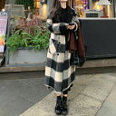 可愛い 羽織り 30代 50代 体型カバー 冬 ボア カジュアル テーラード 黒 20代 チェスターコート 大人 エレガント 暖かい チェック フェミニン 春 ロング丈 40代 レディース アウター ジャケット リバーシブル 秋 ブラック コート