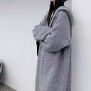 マキシ丈 白 韓国 大きいサイズ ロング カーディガン ウール ロング丈 通勤 40代 20代 ゆったり ニットカーディガン ウール 暖かい OL コート 付き...