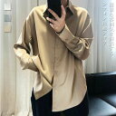 【シャツ レディース】 長袖 長袖シャツ ブラウス 長袖ブラウス 春物 春シャツ ス プルオーバー 無地 大きいサイズ 春 夏 秋 痩せ見せ 通気性 上品 高級...