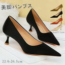 パンプス 痛くない 5.5cmヒール ポインテッドトゥ 走れる ミドルヒール 通勤 脱げない 走れる 美脚 春夏 秋冬 入学式 入園式 卒業式 卒園式 結婚式 二次会 サテン 小さいサイズ 大きいサイズ エレガント 上品 4色 22.0cm 26.5cm