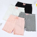 オーバーパンツ リボン ショートパンツ スパッツ インナー 子供用 女の子 インナーパンツ ぺチパンツ キッズ ジュニア ショートレギンス フリル裾