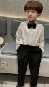 男の子 ワイシャツ ワイシャツ 入園式 卒業式 シャツ 入学式 長袖シャツ 無地 ブラウス 2021新作子供 ホワイト フォーマル 長袖 結婚式 七五三
