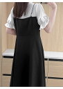 襟付き 白トップス エステティシャン 大人可愛い 大人可愛い 袖あり 白シャツ ワンピース おしゃれ お洒落 かわいい アパレルスタッフ 上品 ひざ丈 ブラウス セミフレア フレア ネイリスト 膝下 シャツ メイクアップアーティスト 大人 膝丈 美容師 半袖 美容部員