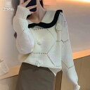ブランド 黒 人気 クルーネック ハイネック 長袖 春 セーター おしゃれ かわいい 洗える ロ ノルディック Vネック 柄 ふわふわ ざっくり BIGカラーセ...
