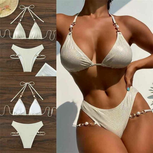 ビキニ かっこいい 海外 ブラジリアン エスニック パール レディース グリッター セクシー 白 ホワイト エキゾチック クリスタル セパレート 輝く 紐 水着 個性的 キラキラ アジアン マイクロビキニ 無地 きれいめ ホルターネック ビジュー ラメ ビキニ かっこいい 海外 ブラジリアン エスニック パール レディース グリッター セクシー 白 ホワイト エキゾチック クリスタル セパレート 輝く 紐 水着 個性的 キラキラ アジアン マイクロビキニ 無地 きれいめ ホルターネック ビジュー ラメ