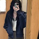レディース おしゃれ 長袖 ギフト 秋冬 スウェット 無地 着痩せ 薄手 女性 体型カバー パーカー アウター ス カジュアル プレゼント UVカット 春 運動...