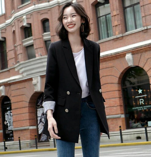 オフィス 黒 通勤服 40代 春新作 大きいサイズ テーラードジャケット 春 30代 おしゃれ 4L シンプル レディース カジュアル ダブルジャケット 3L 秋 アウター 20代 オフィス 黒 通勤服 40代 春新作 大きいサイズ テーラードジャケット 春 30代 おしゃれ 4L シンプル レディース カジュアル ダブルジャケット 3L 秋 アウター 20代