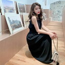 ハイネックマキシワンピース シフォンワンピース マキシ丈 ノースリーブワンピース ハイネック ワンピース 夏ワンピース ビーチワンピース マキシワンピ マキシ丈ワンピース 袖なし ふんわり ウエストベルト付き(4)