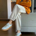 送料無料 暖かい 冬服 あったかい 裾絞り かわいい 裏起毛 無地 9分丈 ボトムス おしゃれ コーデュロイパンツ パンツ カジュアル ウエストゴム ぬくぬく 裏フリース ズボン 防寒 秋冬 裾ゴム ジョガーパンツ 送料無料 あったか サルエルパンツ レディース 秋服 ゆったり