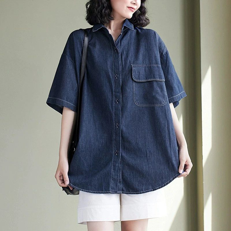 オーバーサイズ きれいめ ゆったり上品 大人可愛い 夏 ビッグシルエット ロングシャツ 大きいサイズ